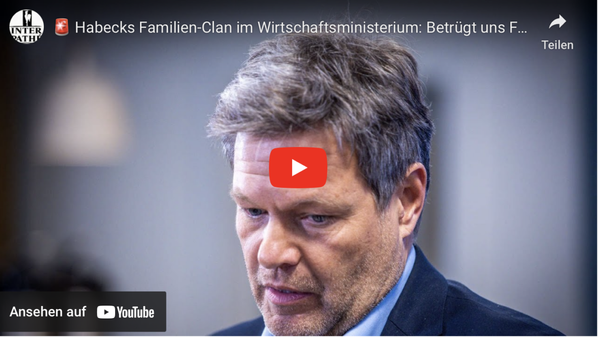 Habecks Familien-Clan im Wirtschaftsministerium: Betrügt uns Familie Habeck?