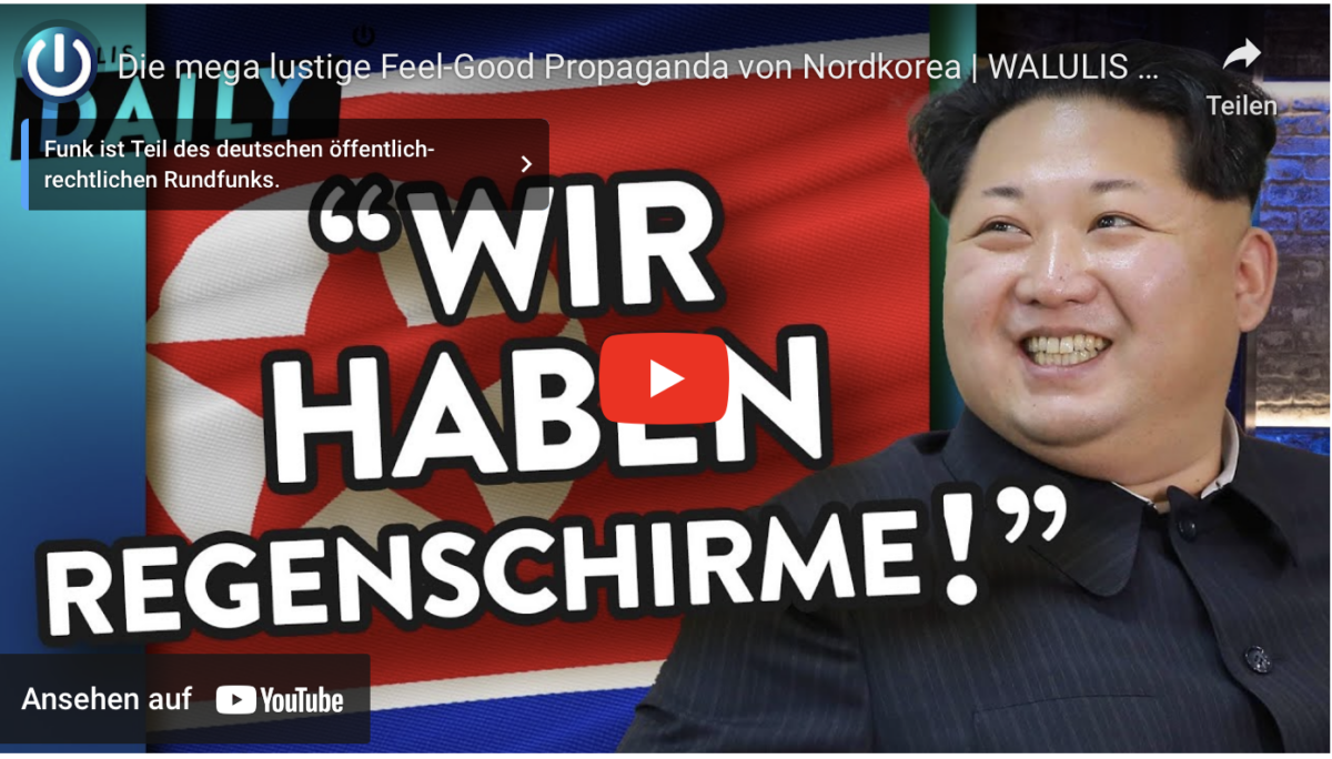 Die mega lustige Feel-Good Propaganda von Nordkorea | WALULIS DAILY