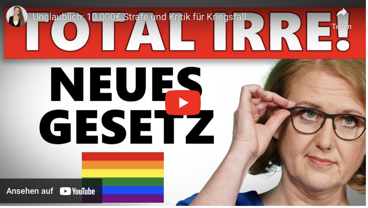 Unglaublich: 10.000€ Strafe und Kritik für Kriegsfall!