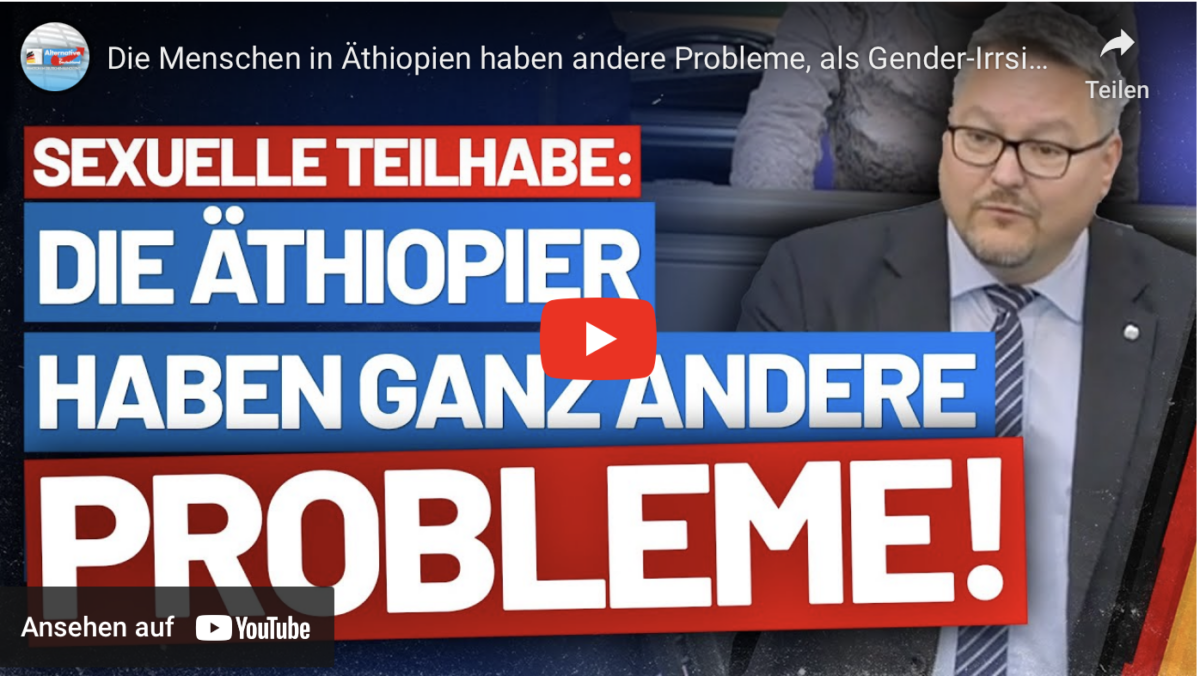 Die Menschen in Äthiopien haben andere Probleme, als Gender-Irrsinn!