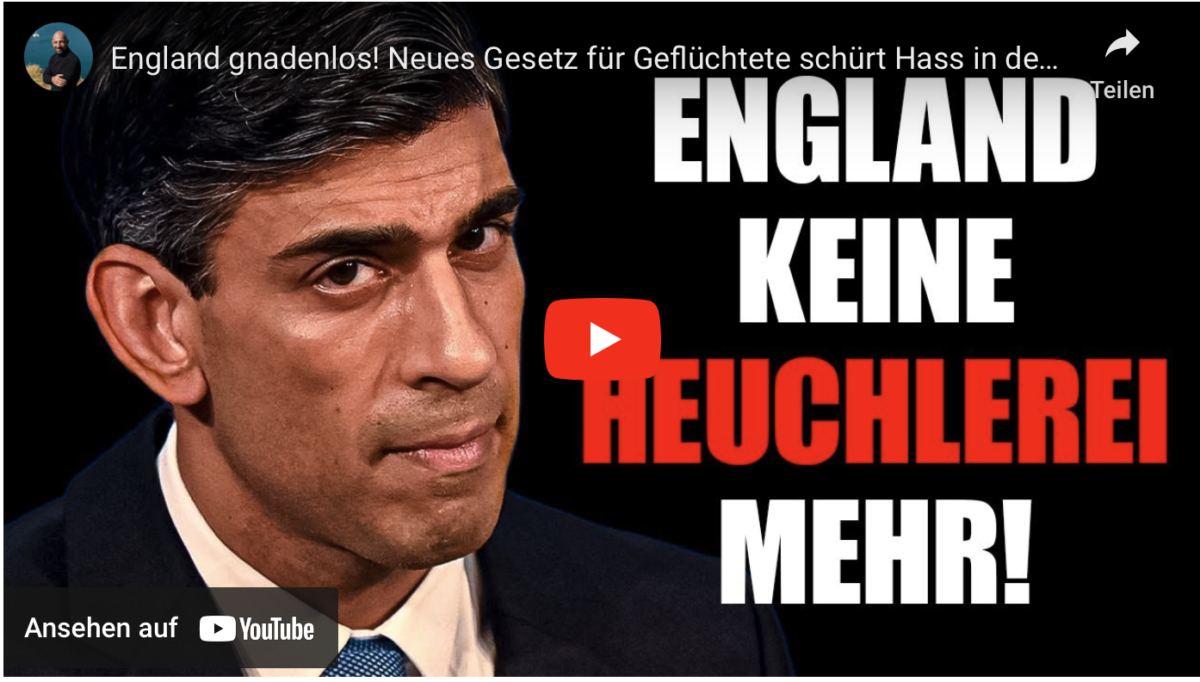 England gnadenlos! Neues Gesetz für Geflüchtete schürt Hass in der Bevölkerung!