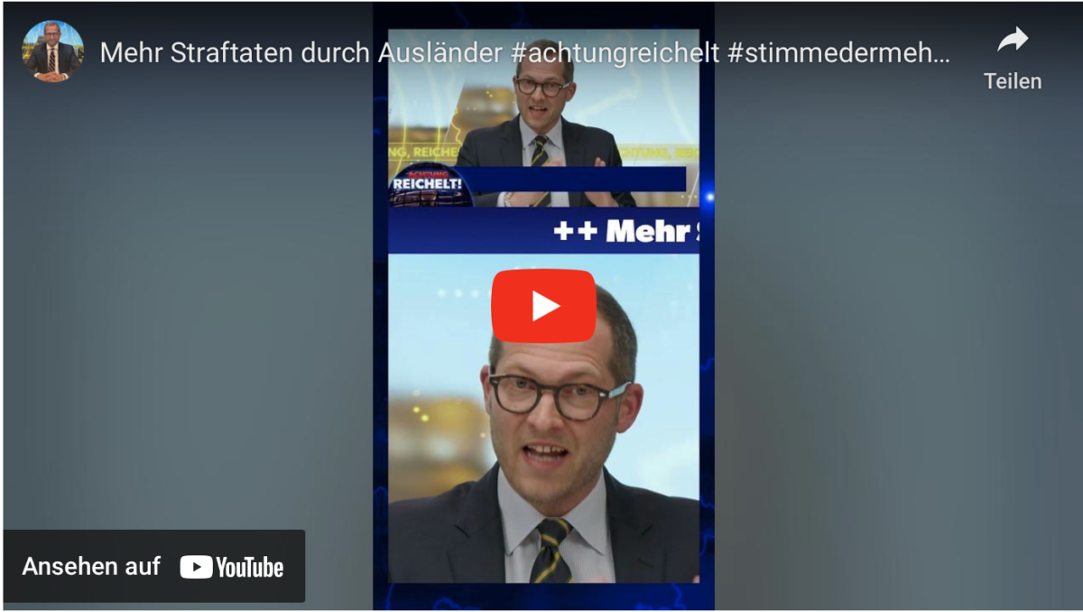 Überraschung: Mehr Straftaten durch Ausländer!