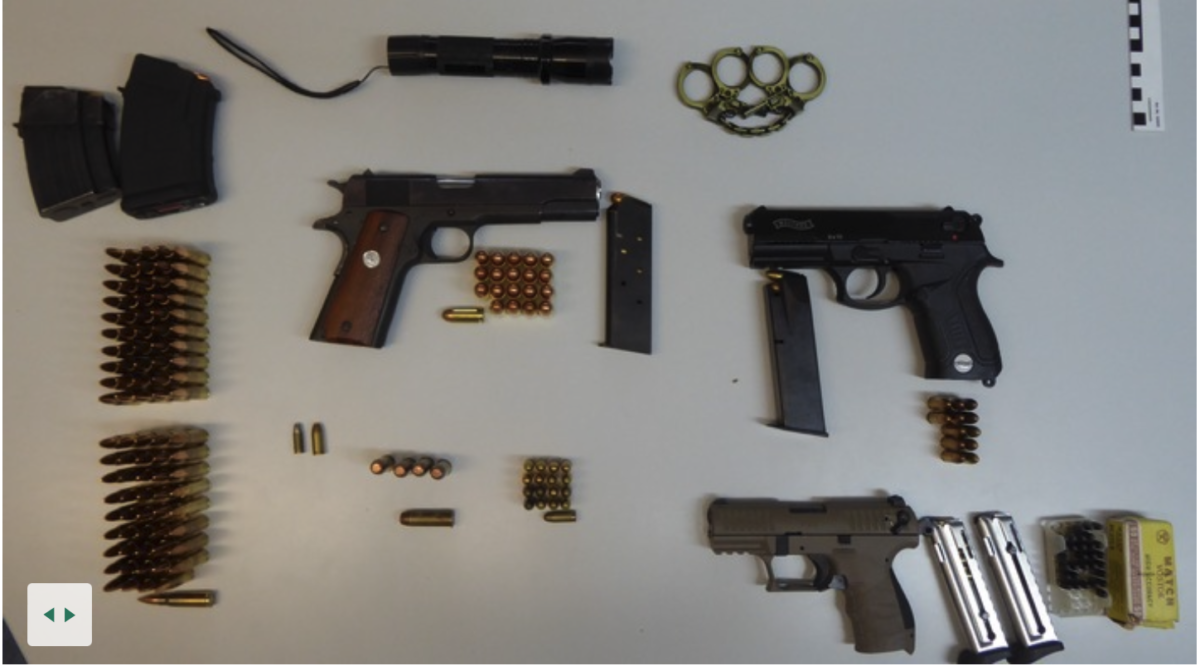 Schusswaffen und 17 Kilogramm Marihuana bei Wohnungsdurchsuchungen entdeckt – Zwei Männer in Untersuchungshaft