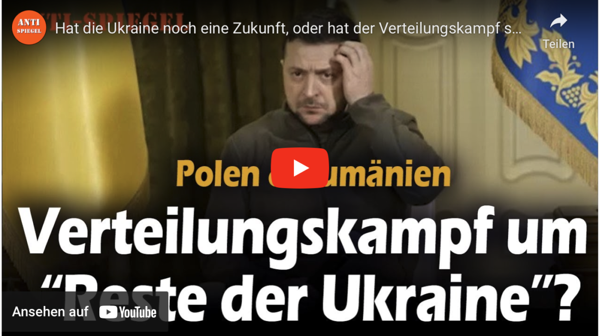 Hat die Ukraine noch eine Zukunft, oder hat der Verteilungskampf schon begonnen?