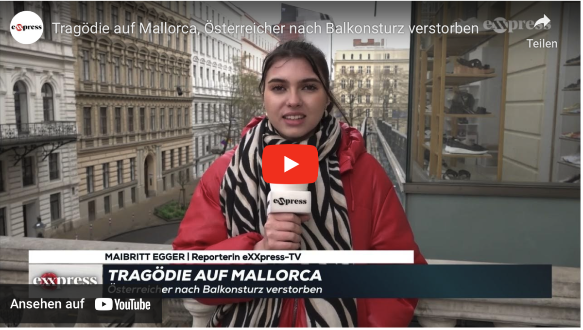 Tragödie auf Mallorca, Österreicher nach Balkonsturz verstorben
