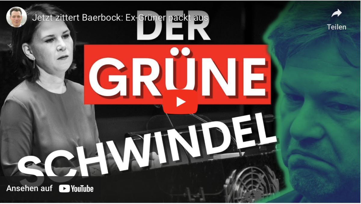 Jetzt zittert Baerbock: Ex-Grüner packt aus!