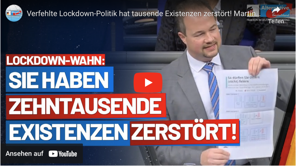 Verfehlte Lockdown-Politik hat tausende Existenzen zerstört!