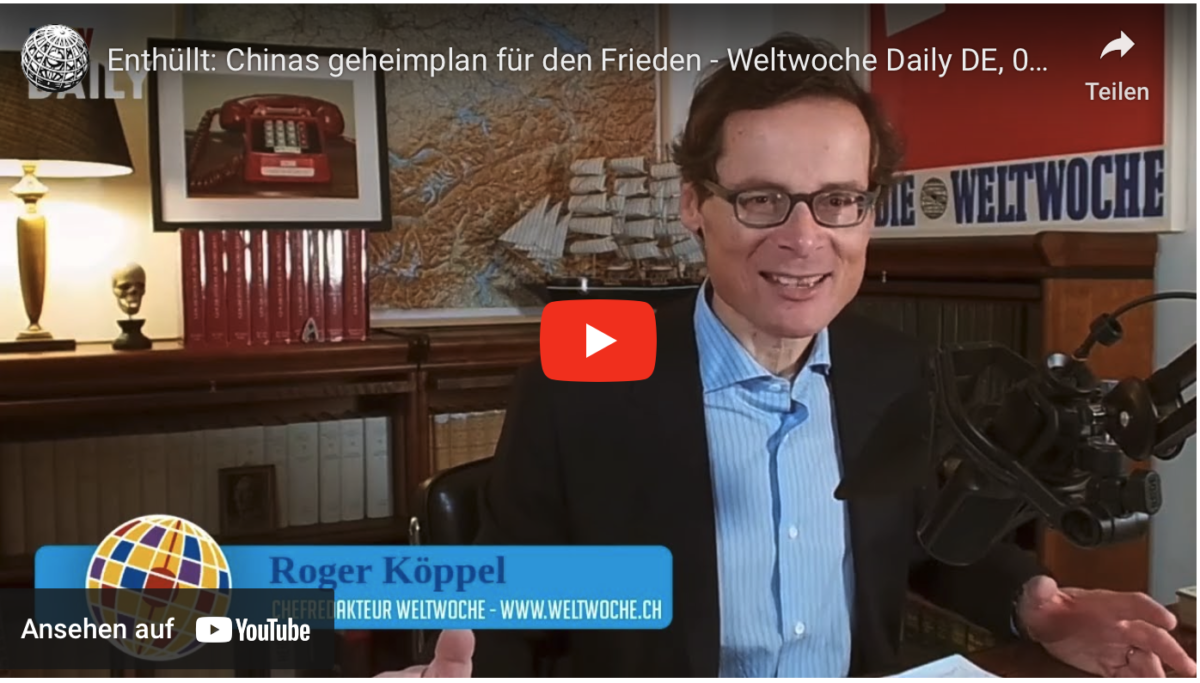 Enthüllt: Chinas geheimplan für den Frieden!