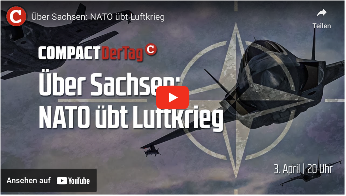 Über Sachsen: NATO übt Luftkrieg