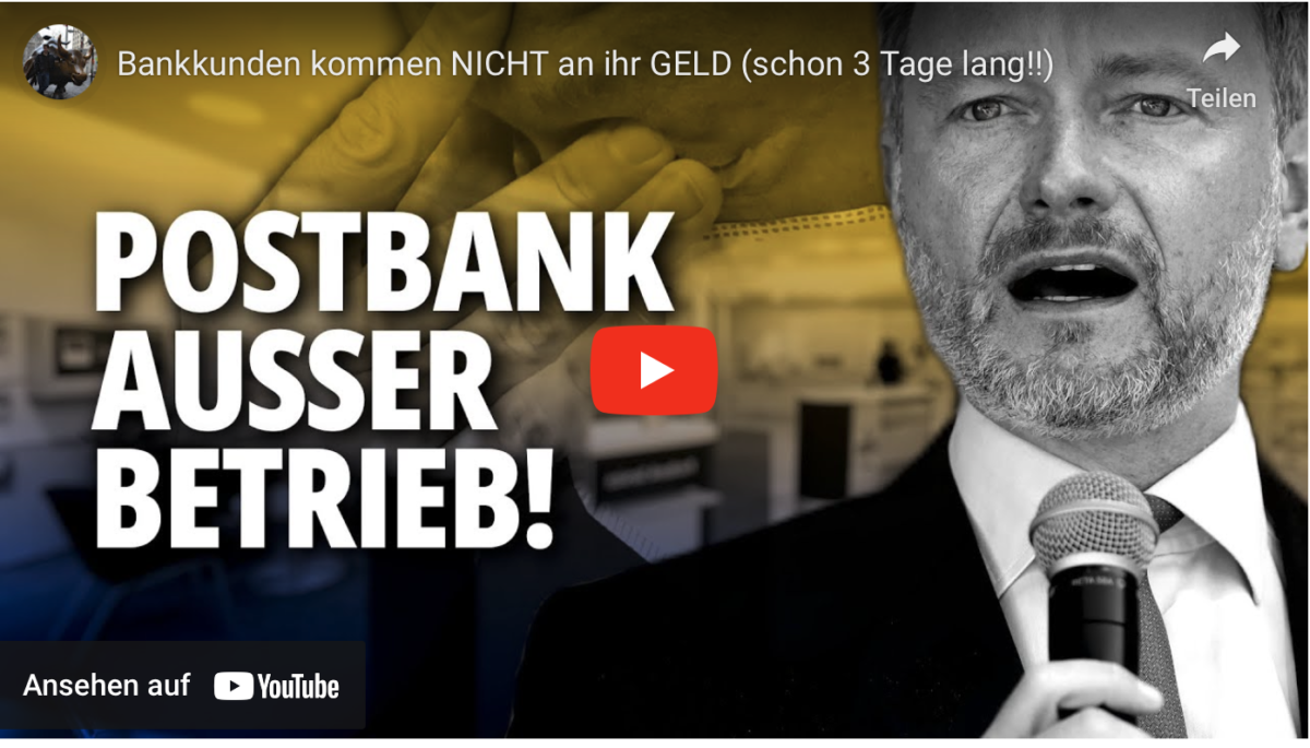 Bankkunden kommen NICHT an ihr GELD (schon 3 Tage lang!!)