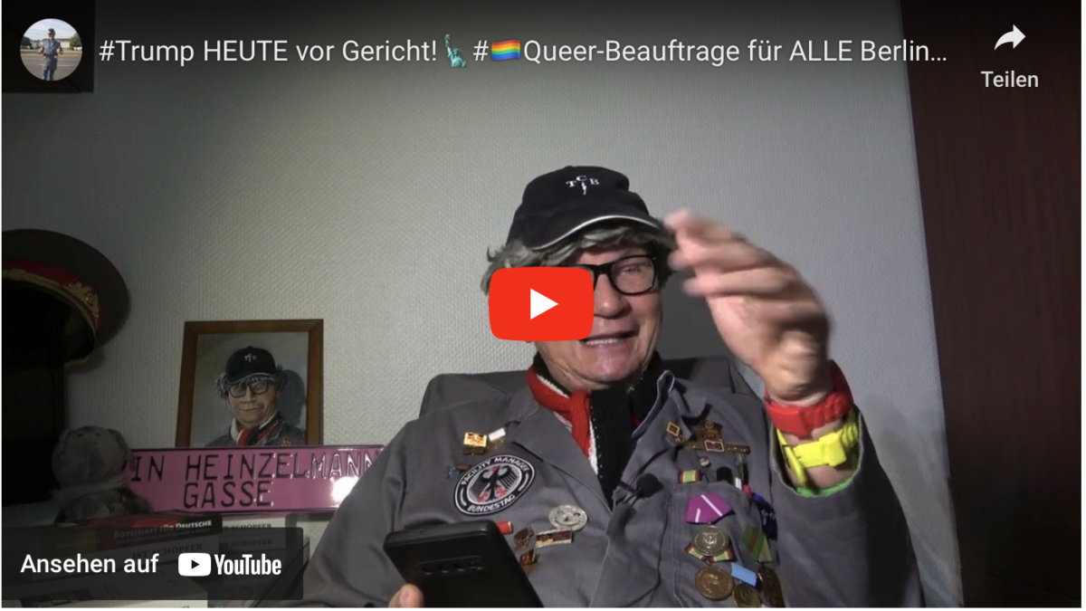 #Trump HEUTE vor Gericht!🗽#🏳️‍🌈Queer-Beauftrage für ALLE Berliner Bezirke! SATIRE!