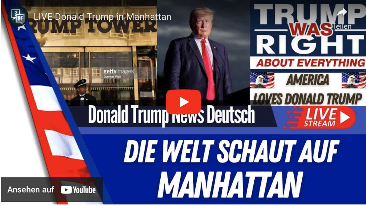 LIVE Donald Trump in Manhattan!