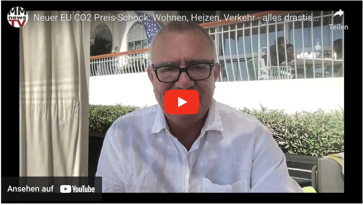 Neuer EU CO2 Preis-Schock: Wohnen, Heizen, Verkehr – alles drastisch teurer!