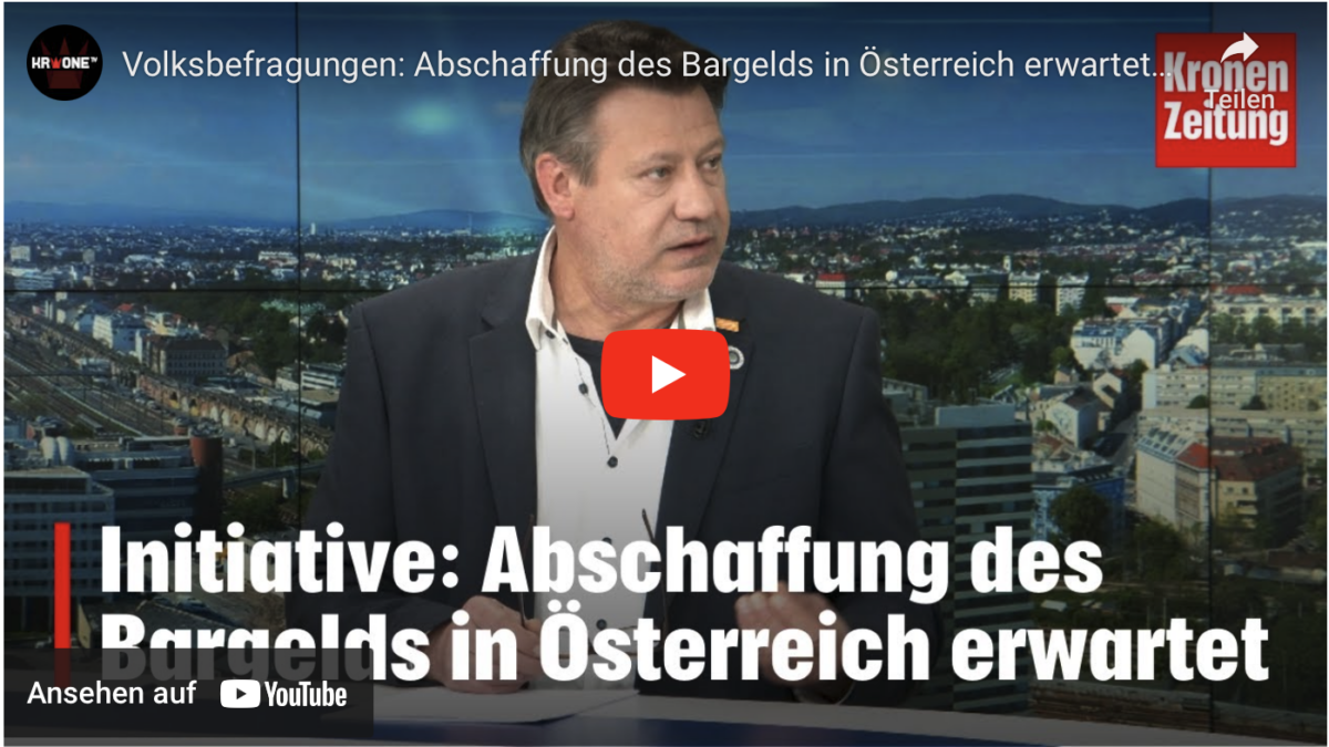 Volksbefragungen: Abschaffung des Bargelds in Österreich erwartet!