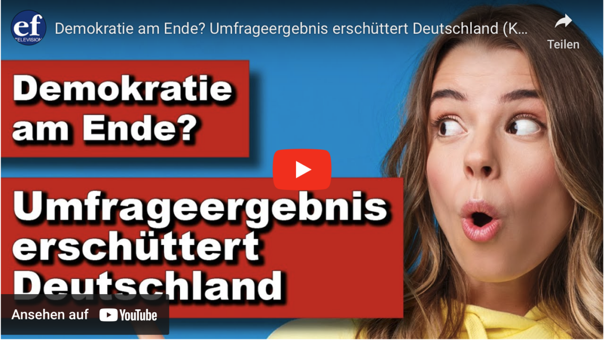 Demokratie am Ende? Umfrageergebnis erschüttert Deutschland!