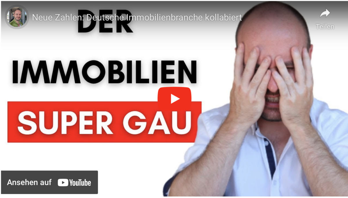 Neue Zahlen: Deutsche Immobilienbranche kollabiert