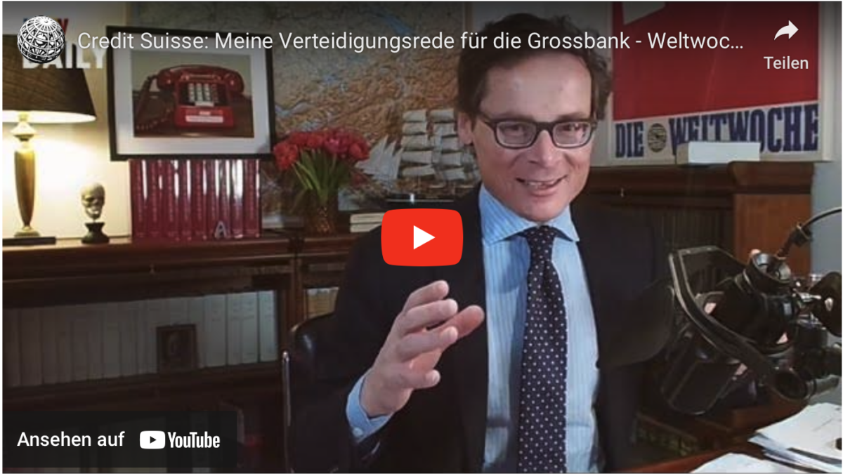 Credit Suisse: Meine Verteidigungsrede für die Grossbank