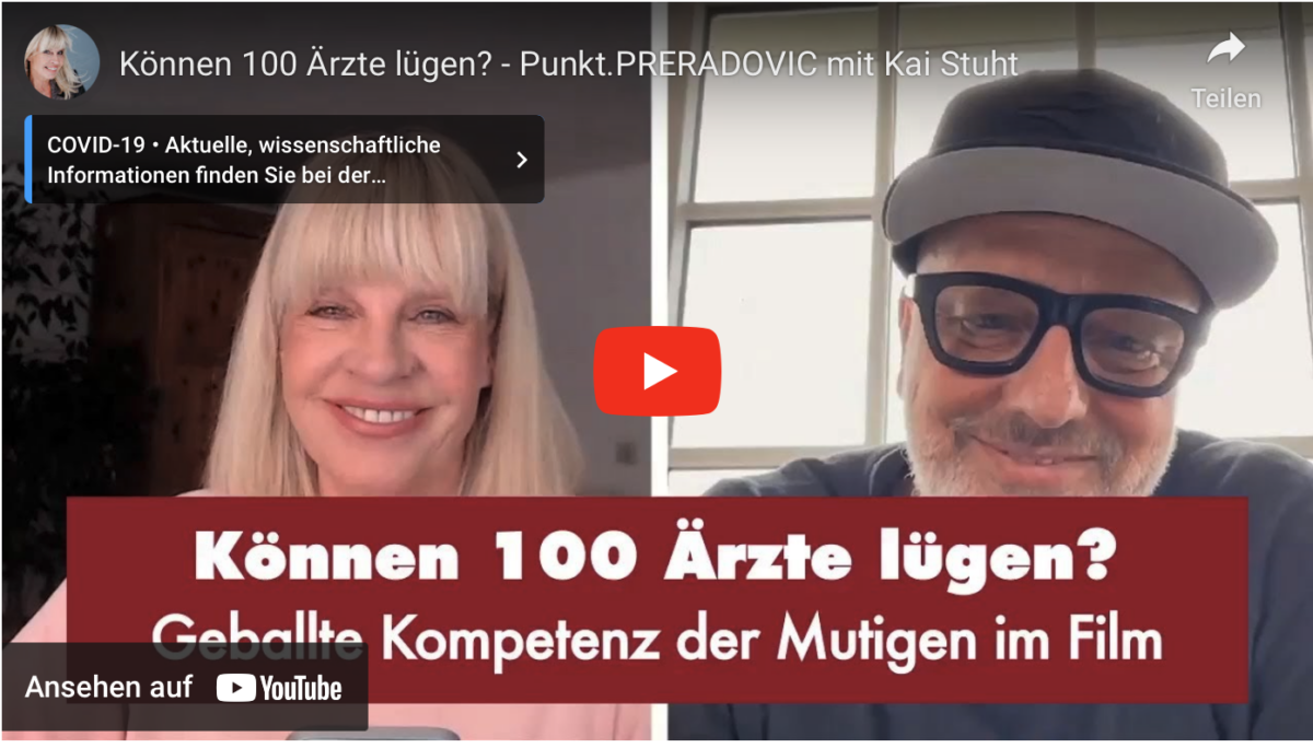 Können 100 Ärzte lügen? – Punkt.PRERADOVIC mit Kai Stuht