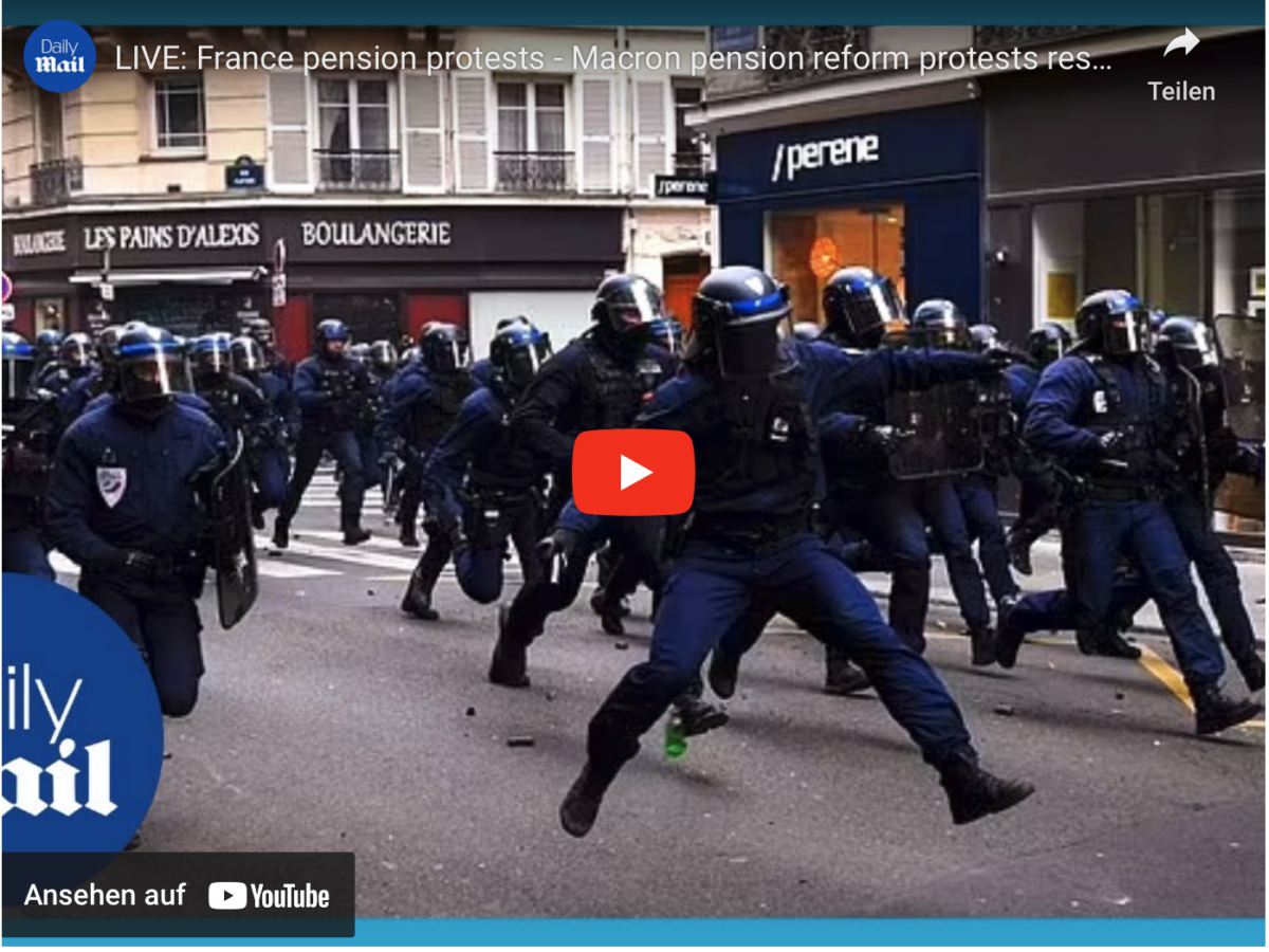 LIVE: Rentenproteste in Frankreich – Proteste gegen Macrons Rentenreform nach gescheiterten Gesprächen wieder aufgenommen