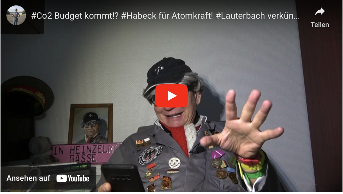 #Co2 Budget kommt!? #Habeck für Atomkraft! #Lauterbach verkündet Sensation! SATIRE!!!