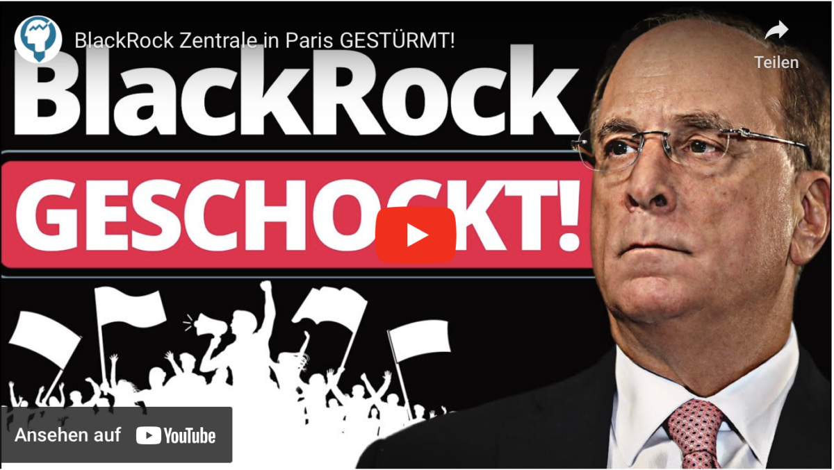 BlackRock Zentrale in Paris GESTÜRMT!
