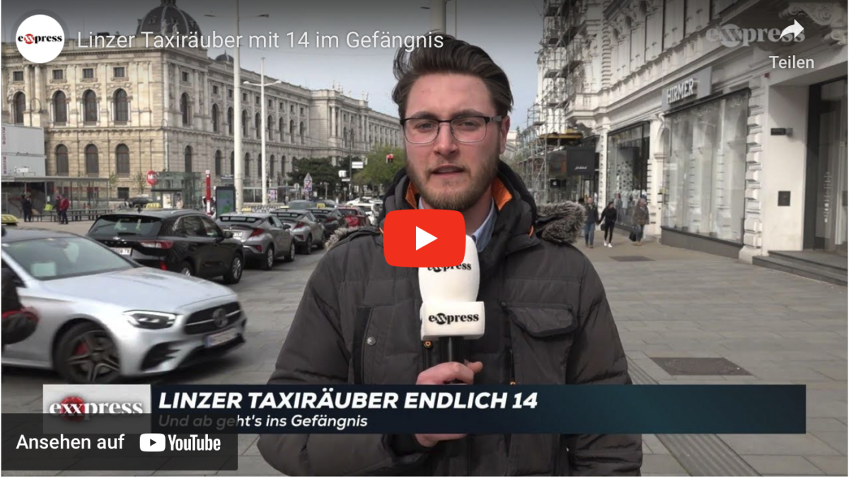 Linzer Taxiräuber mit 14 im Gefängnis