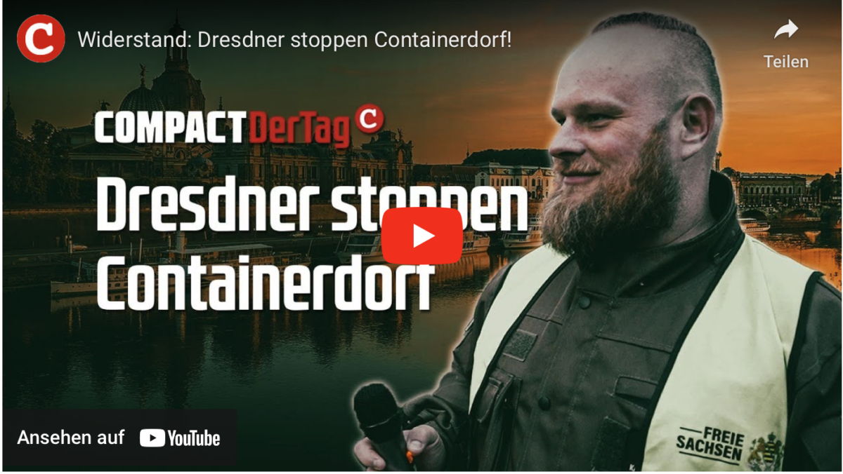 Widerstand: Dresdner stoppen Containerdorf!