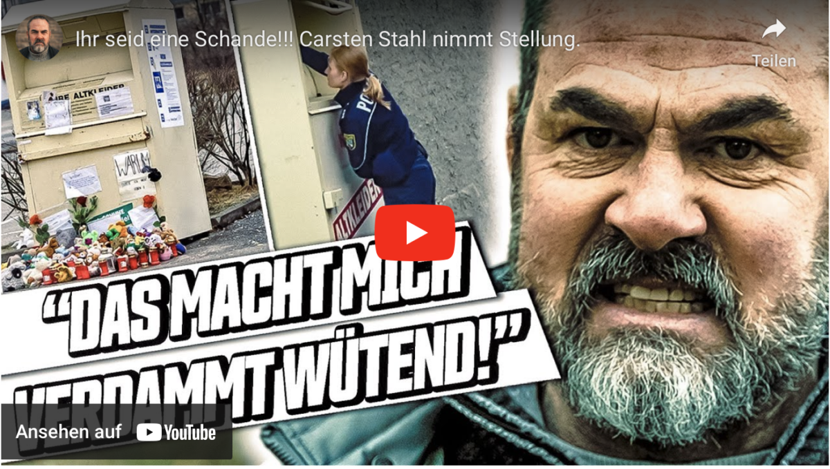 Ihr seid eine Schande!!! Carsten Stahl nimmt Stellung!