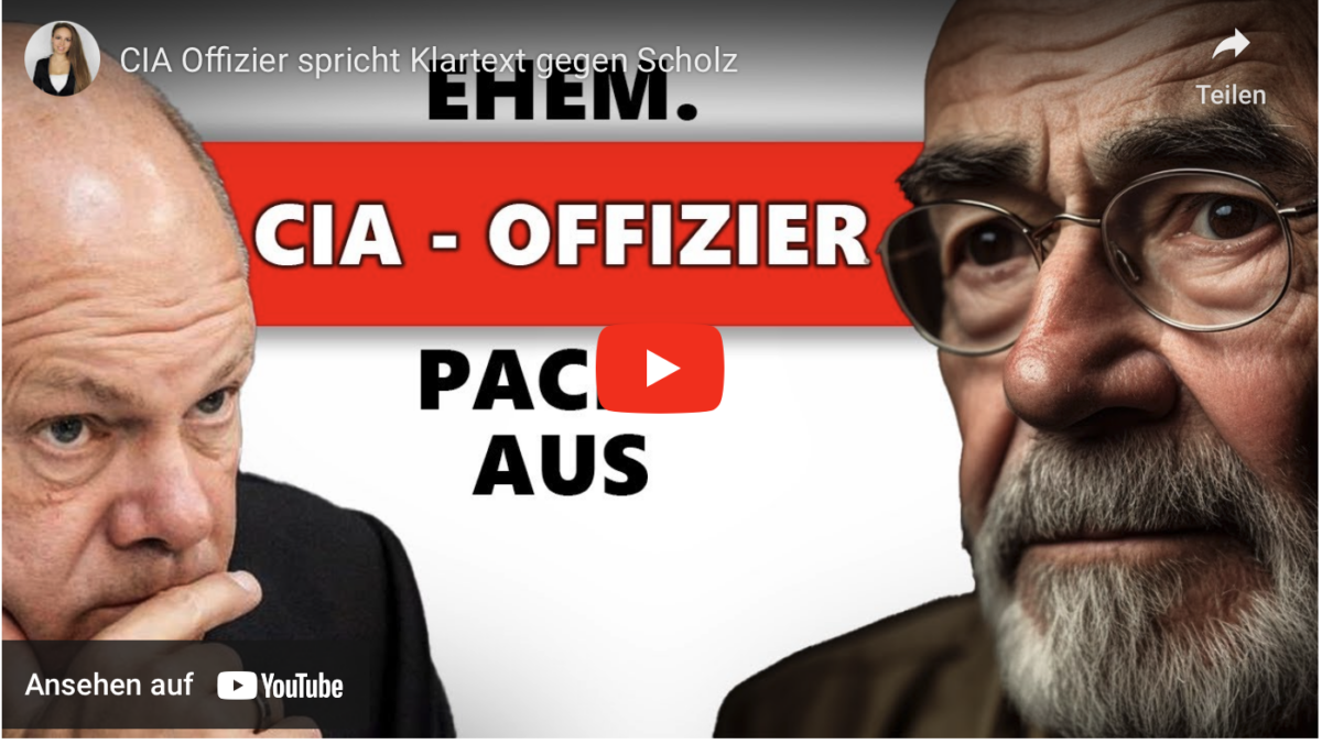 CIA Offizier spricht Klartext gegen Scholz!
