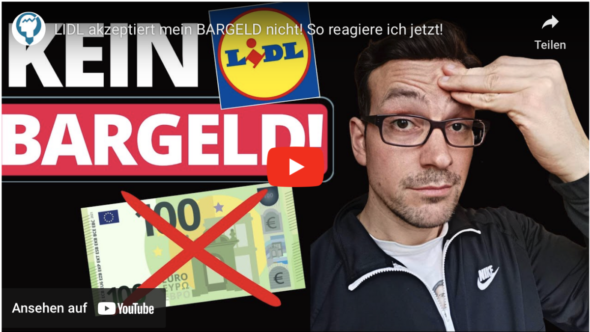 LIDL akzeptiert mein BARGELD nicht! So reagiere ich jetzt!