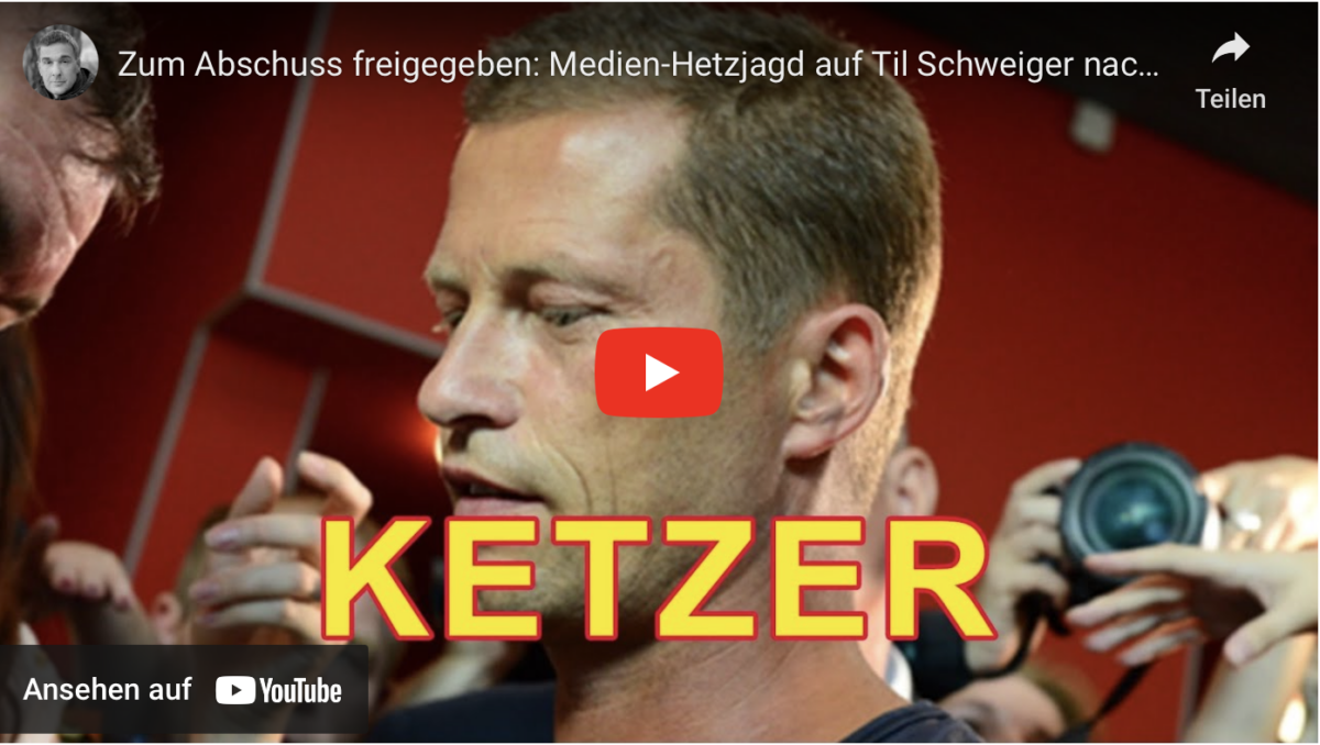 Zum Abschuss freigegeben: Medien-Hetzjagd auf Til Schweiger nach Kritik an Grünen & Klimaextremisten!