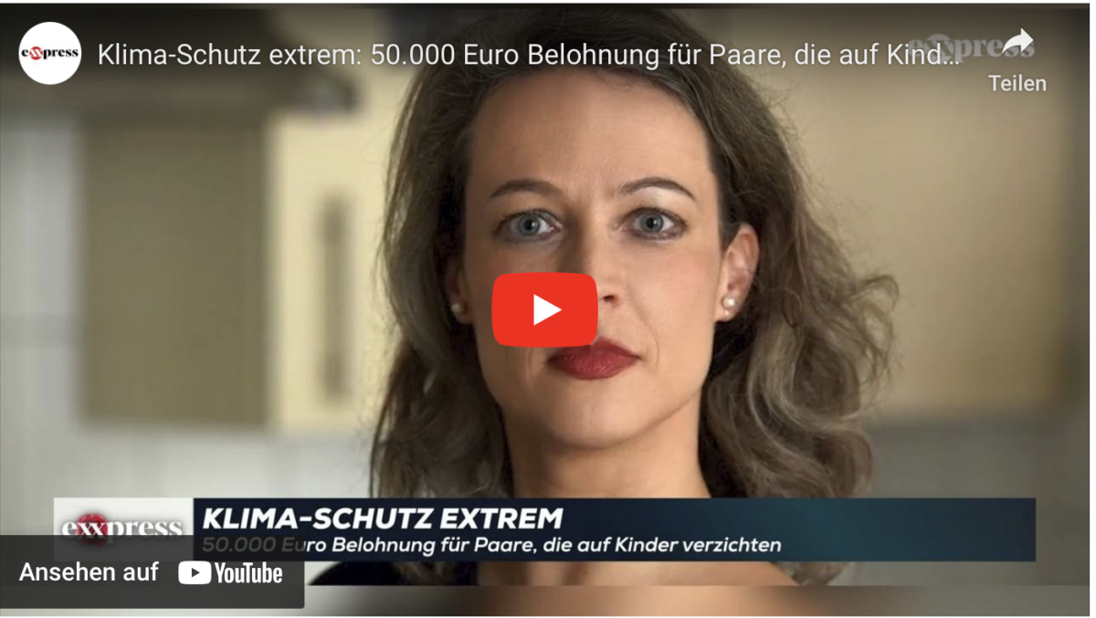 Klima-Schutz extrem: 50.000 Euro Belohnung für Paare, die auf Kinder verzichten