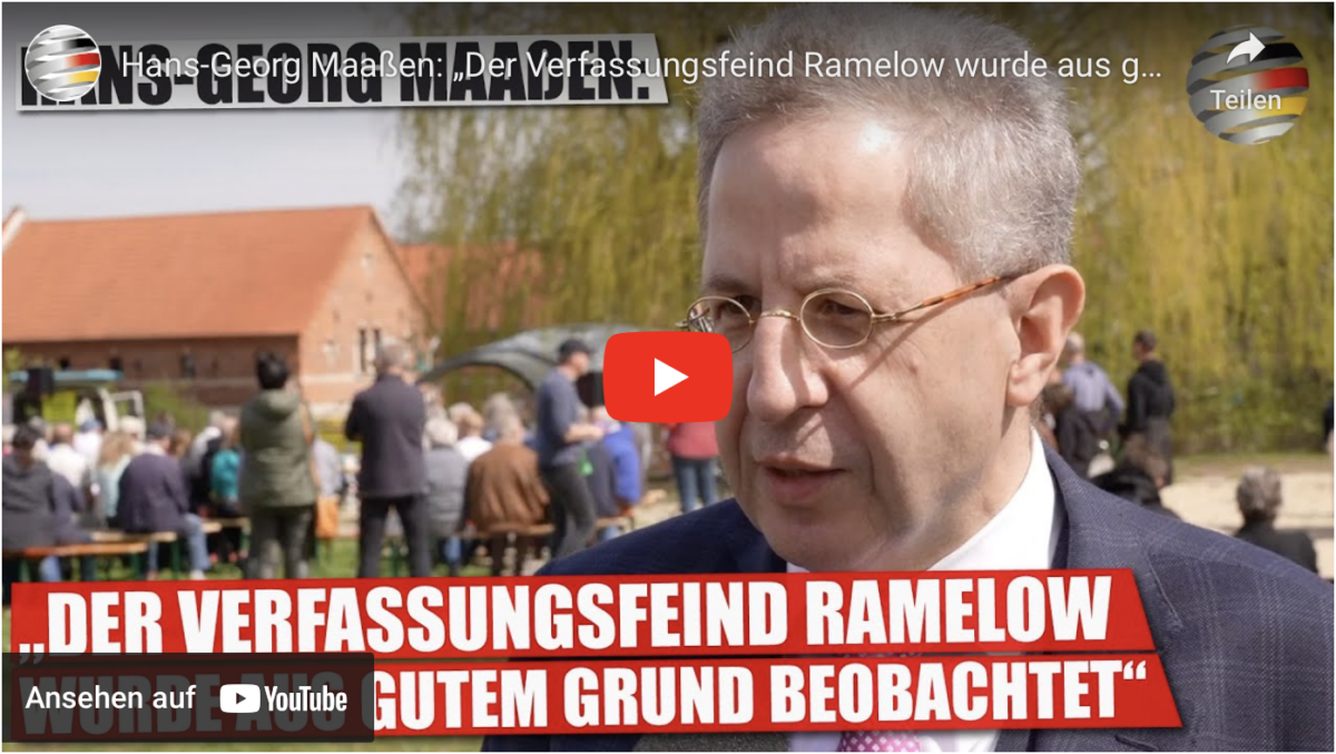 Hans-Georg Maaßen: „Der Verfassungsfeind Ramelow wurde aus gutem Grund beobachtet!“