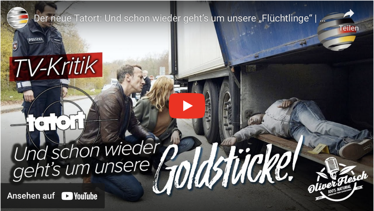 Der neue Tatort: Und schon wieder geht’s um unsere „Flüchtlinge“