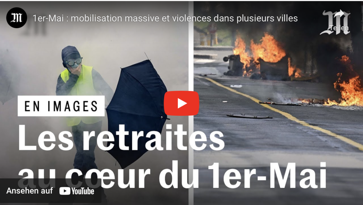 1. Mai: Massenmobilisierung und Gewalt in mehreren Städten!