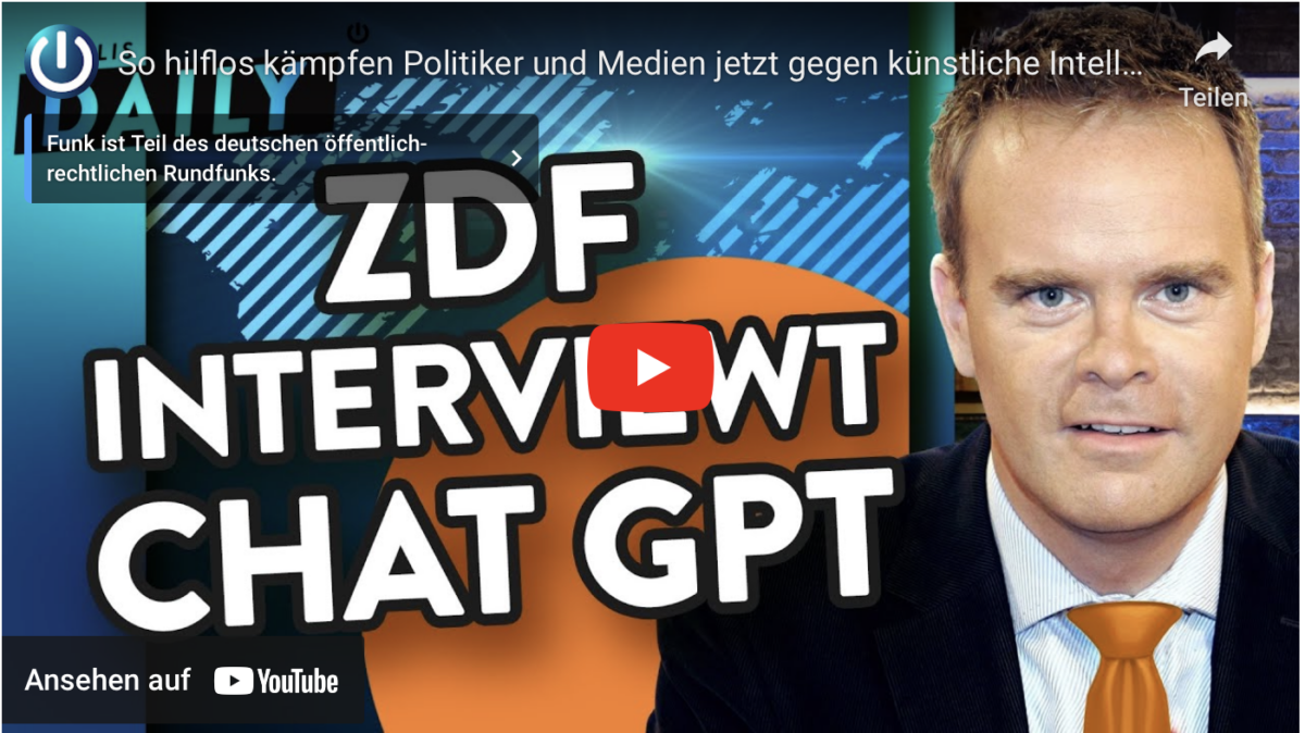 So hilflos kämpfen Politiker und Medien jetzt gegen künstliche Intelligenz!