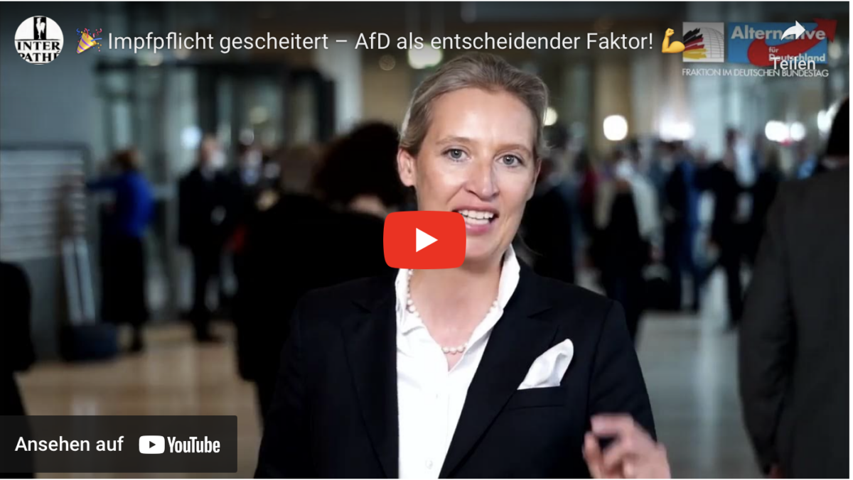 Impfpflicht gescheitert – AfD als entscheidender Faktor!
