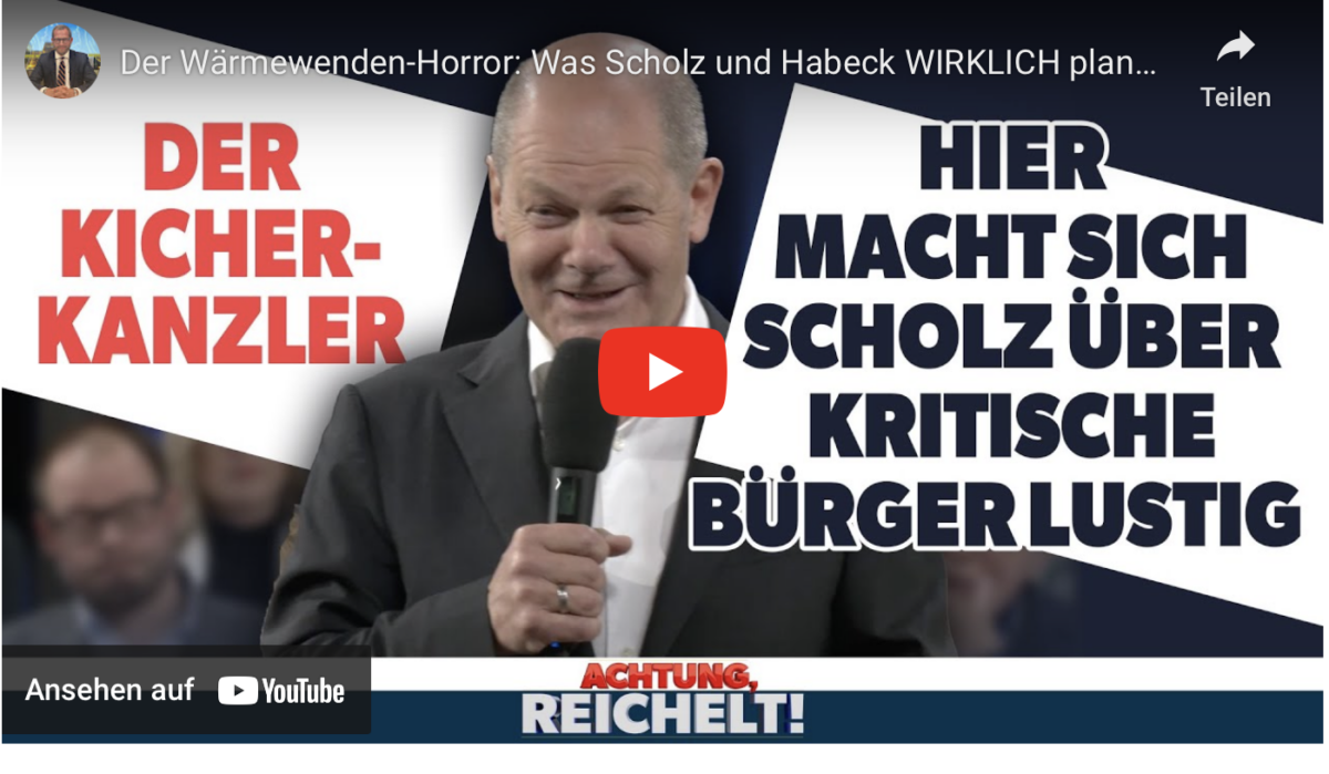 Der Wärmewenden-Horror: Was Scholz und Habeck WIRKLICH planen!
