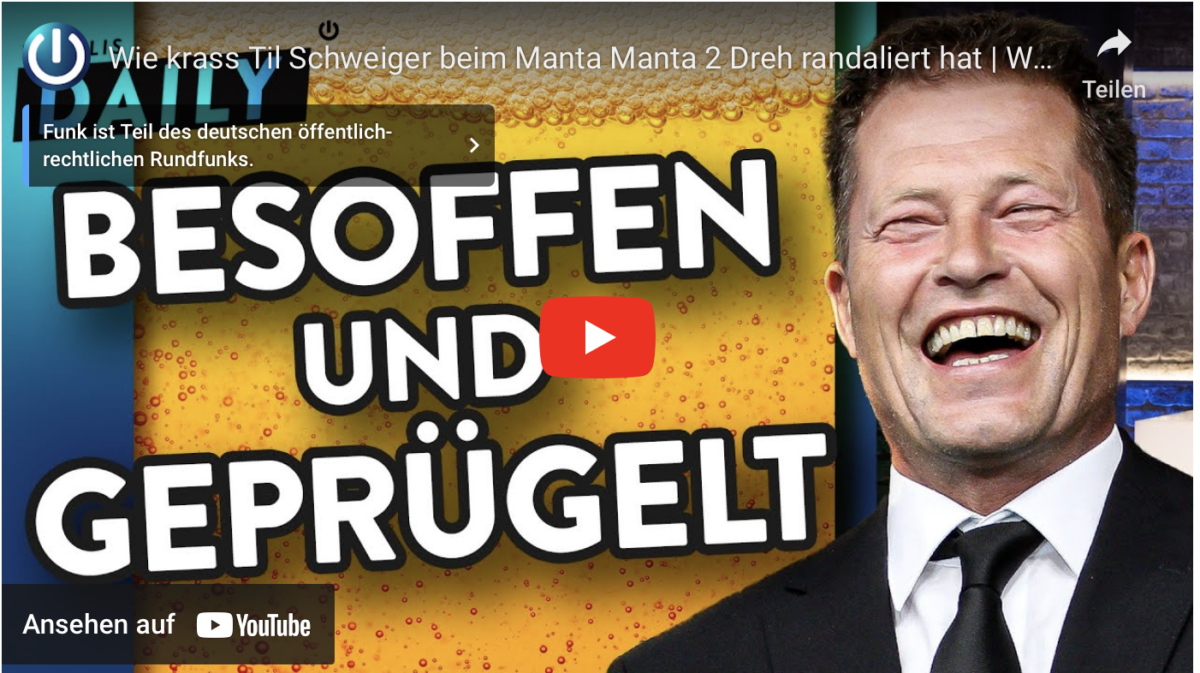 Wie krass Til Schweiger beim Manta Manta 2 Dreh randaliert hat!