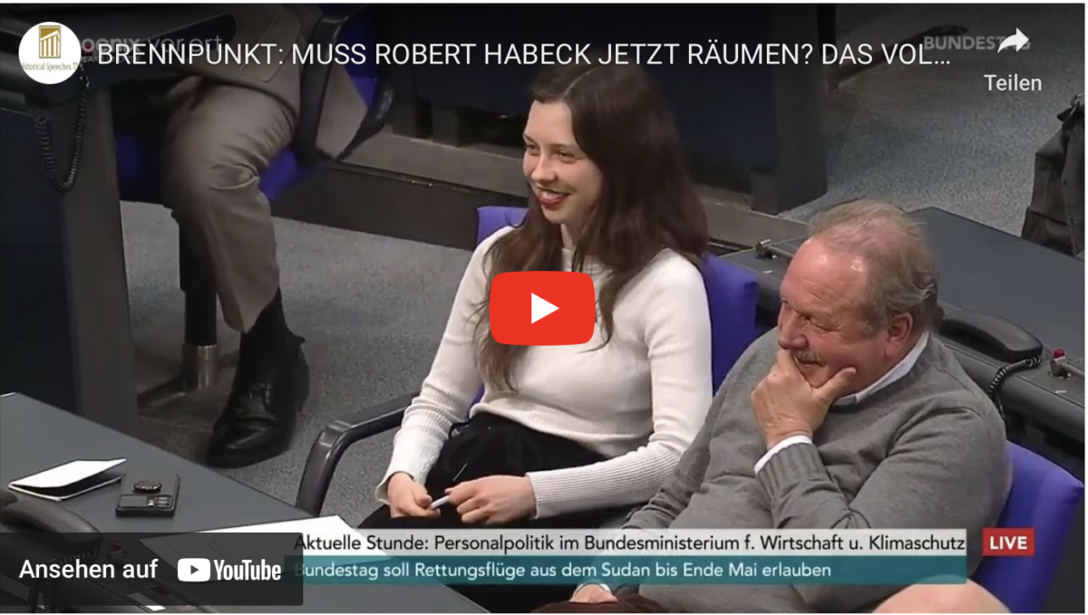 BRENNPUNKT: MUSS ROBERT HABECK JETZT RÄUMEN? DAS VOLK SAGT: JA!