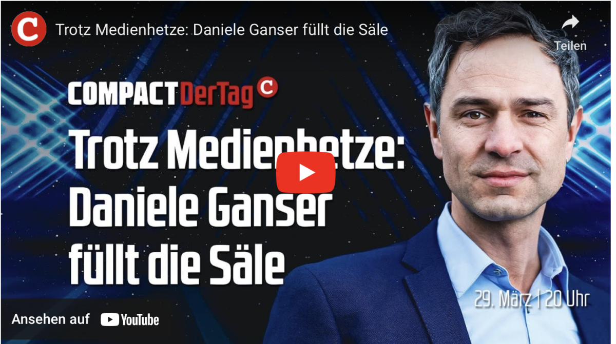 Trotz Medienhetze: Daniele Ganser füllt die Säle