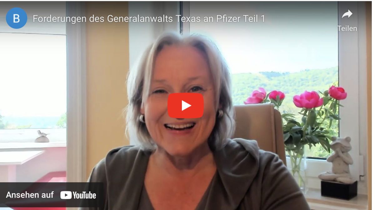 Forderungen des Generalanwalts Texas an Pfizer Teil 1