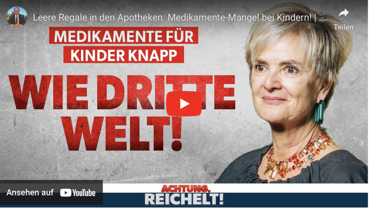 Leere Regale in den Apotheken: Medikamente-Mangel bei Kindern!