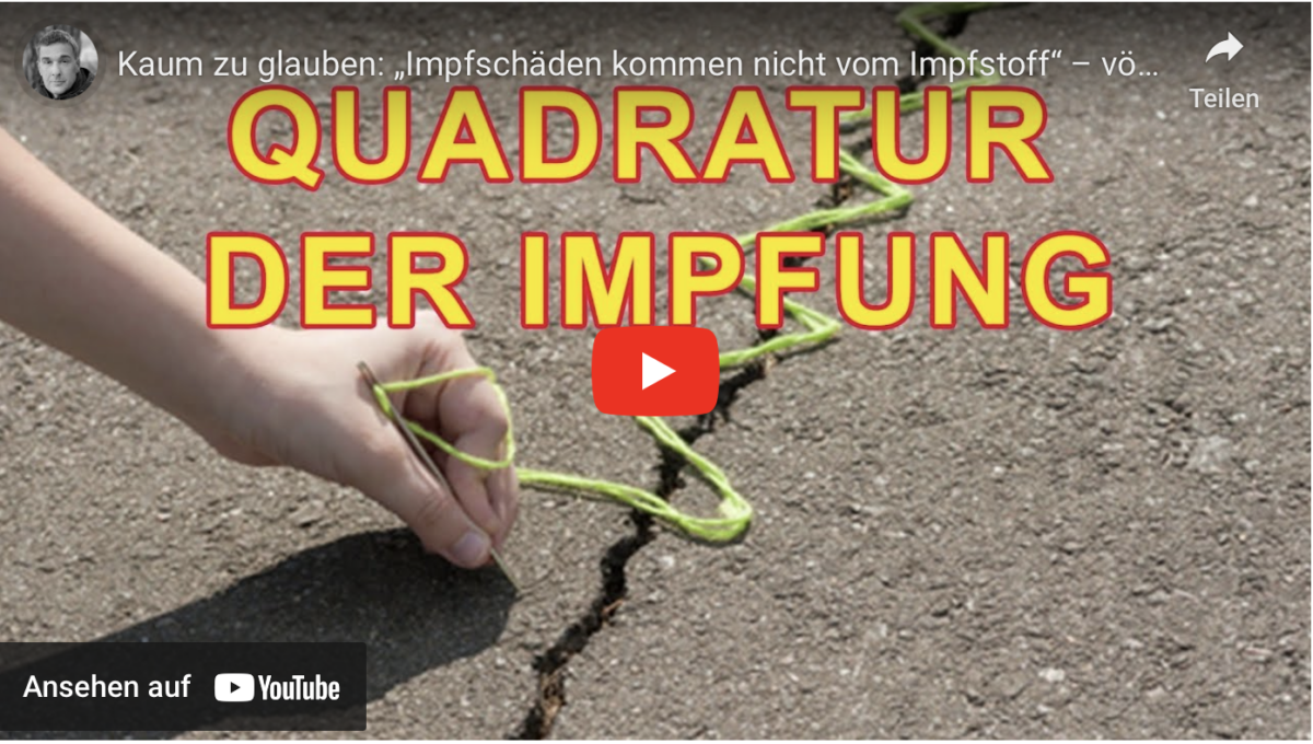 Kaum zu glauben: „Impfschäden kommen nicht vom Impfstoff“ – völlig absurde Aussage aus der Stiko