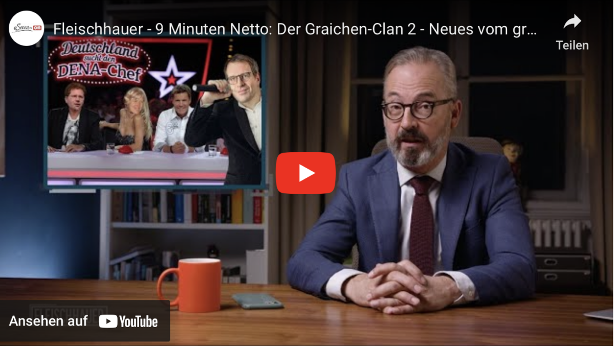 Fleischhauer – 9 Minuten Netto: Der Graichen-Clan 2 – Neues vom grünen Filz: Die Trauzeugen-Affäre