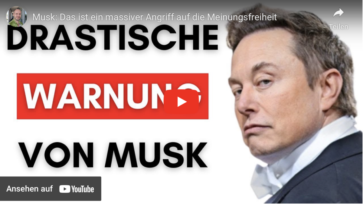 Musk: Das ist ein massiver Angriff auf die Meinungsfreiheit!