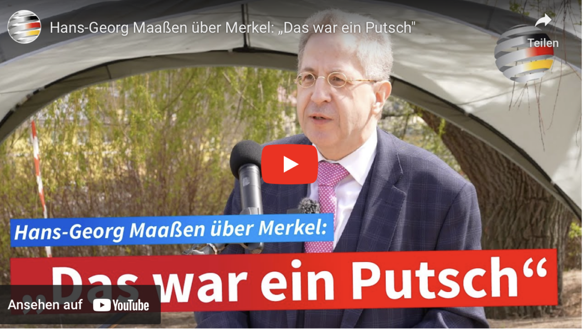 Hans-Georg Maaßen über Merkel: „Das war ein Putsch“!