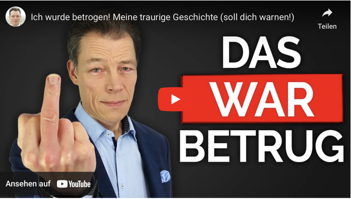 Ich wurde betrogen! Meine traurige Geschichte (soll dich warnen!)