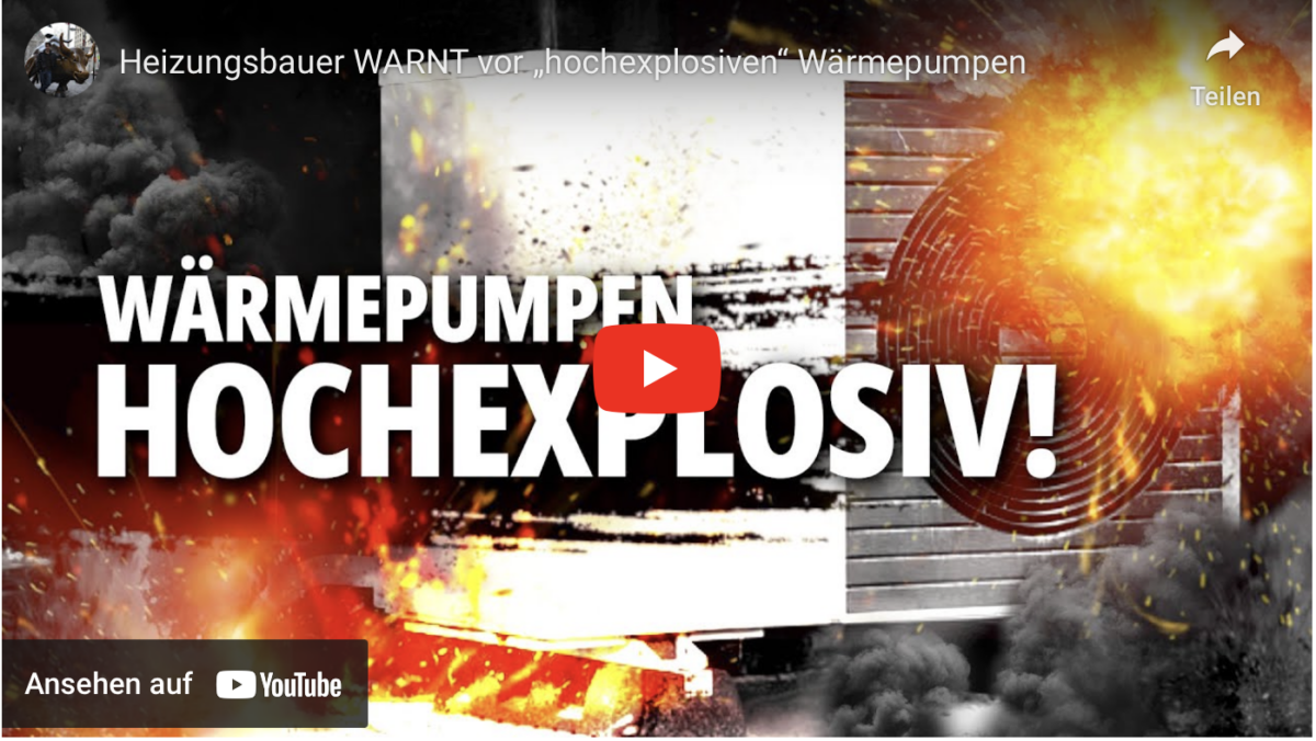 Heizungsbauer WARNT vor „hochexplosiven“ Wärmepumpen!