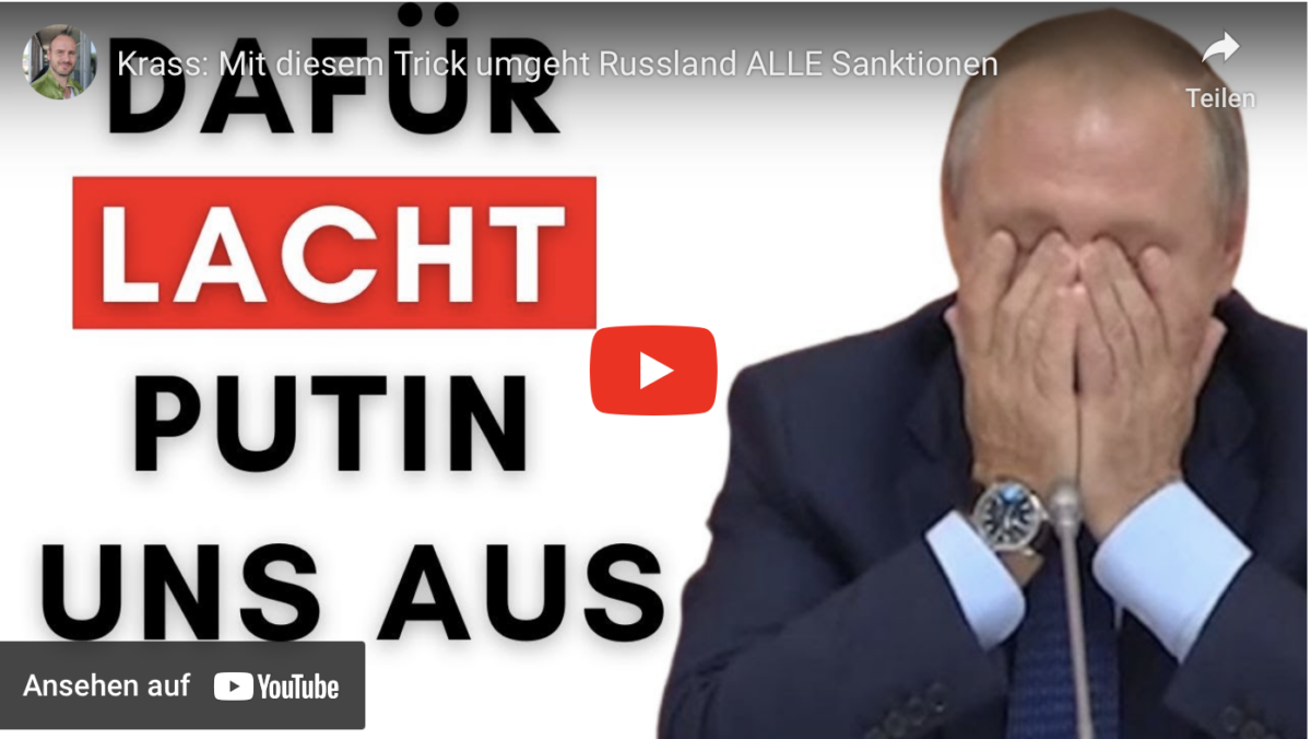 Krass: Mit diesem Trick umgeht Russland ALLE Sanktionen